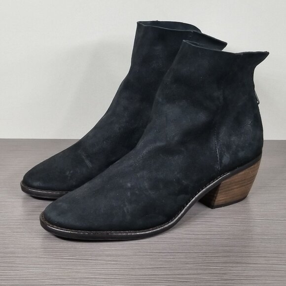 Lucky Brand Kaiya Bootie, Black Leather, Womens Size 8.5 M / 38.5 - Picture 3 of 12